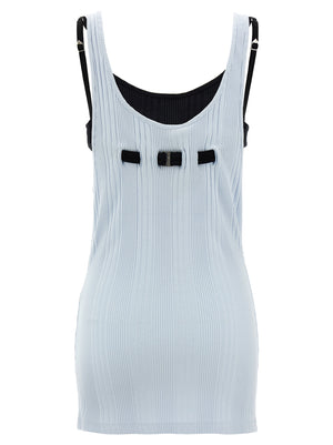 The Attico Blaue Baumwoll-Tanktops