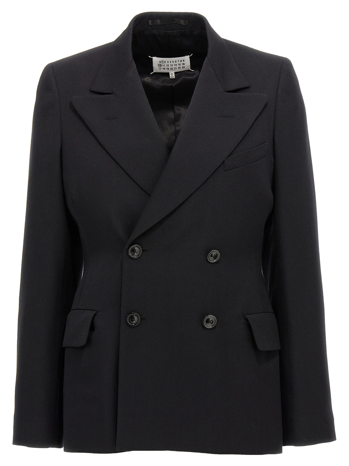 Maison Margiela Schwarzer Wollblazer
