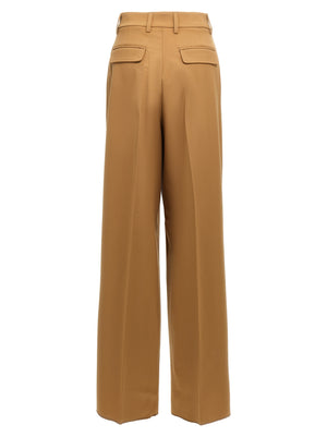 THELATEST Braune Hose aus Polyester