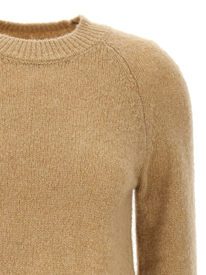 Dries Van Noten Beige Wollstrickjacke