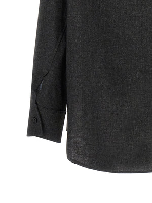 The Andamane Graue Wollbluse