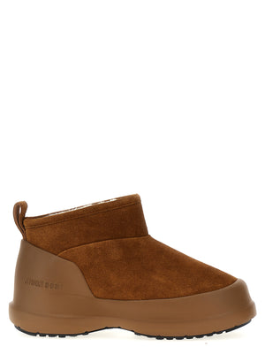 Moon Boot Braune Cowhide Stiefeletten
