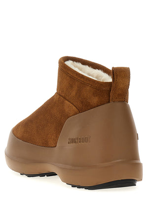 Moon Boot Braune Cowhide Stiefeletten