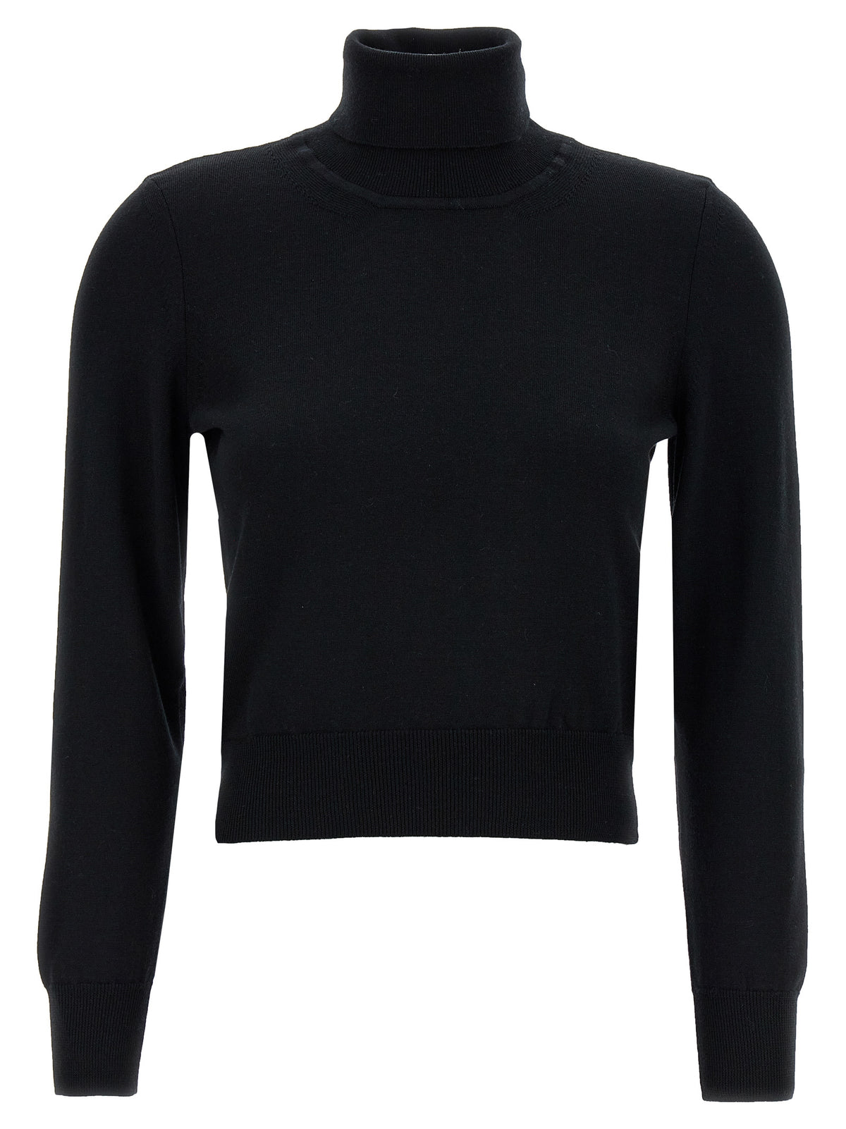 ANTONINO VALENTI Schwarzer Cardigan aus Merinowolle