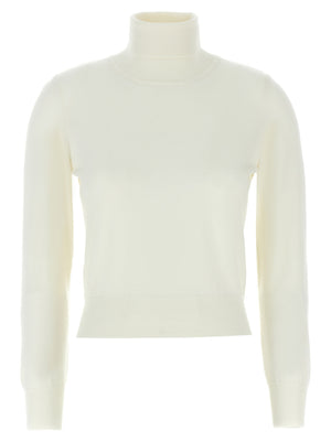 ANTONINO VALENTI Cardigan aus weißer Merinowolle