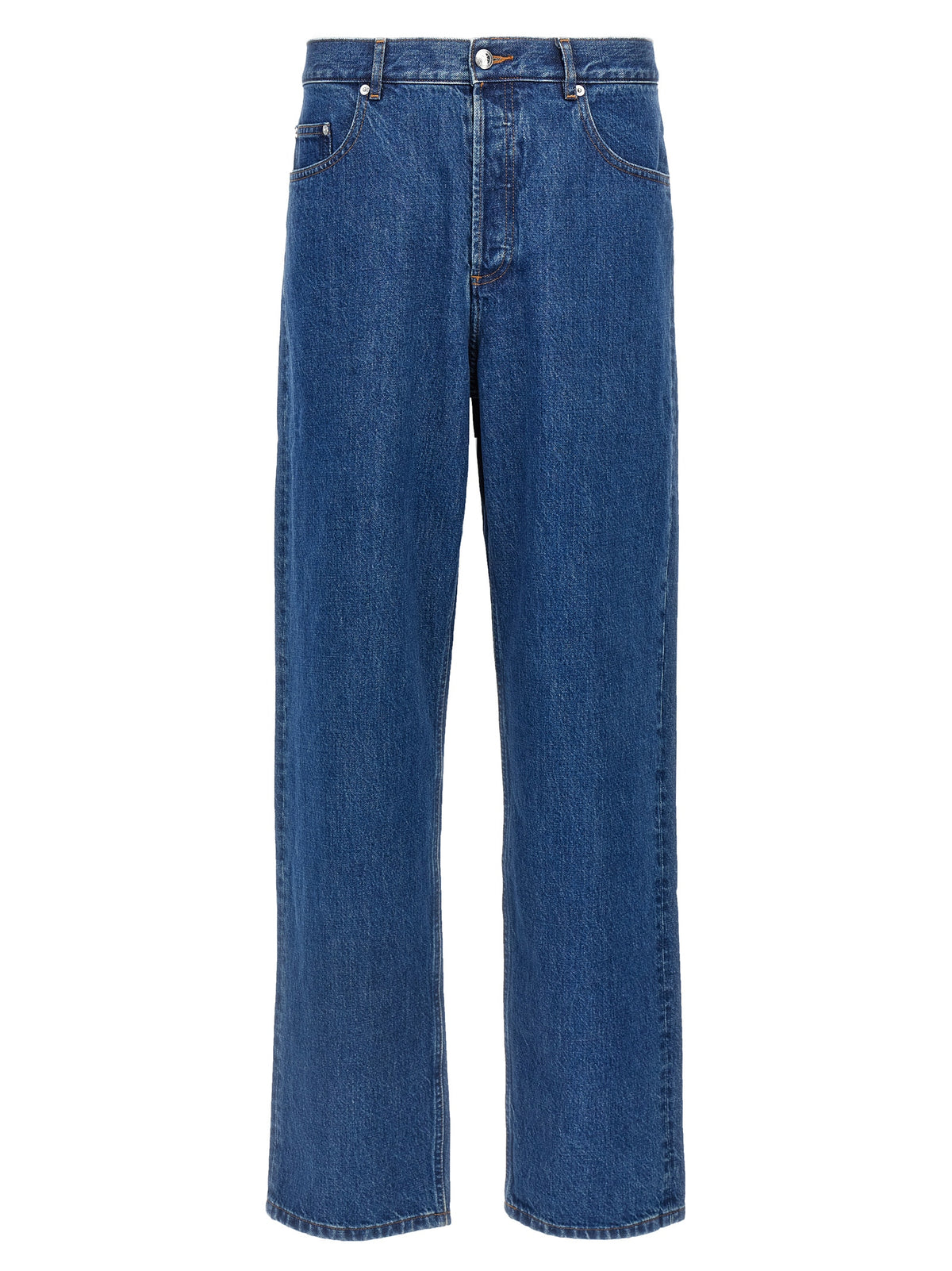 A.P.C. Blaue Jeans aus Baumwolle im geraden Schnitt