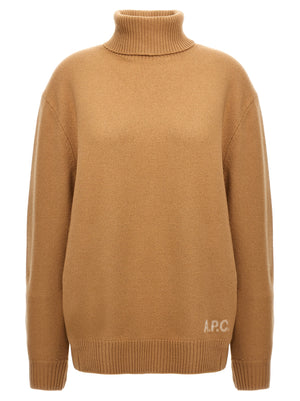 A.P.C. Beige Virgin Wool Cardigan