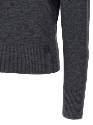 Burberry Grauer Wollcardigan
