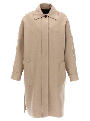 Max Mara Beiger Kaschmir-Mantel
