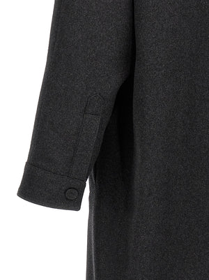 Fendi Grauer Kaschmir-Mantel