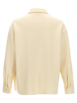 Jil Sander Weiße Wollbluse