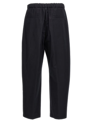 Jil Sander Blaue Baumwoll-Freizeithose