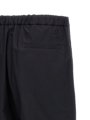 Jil Sander Blaue Baumwoll-Freizeithose