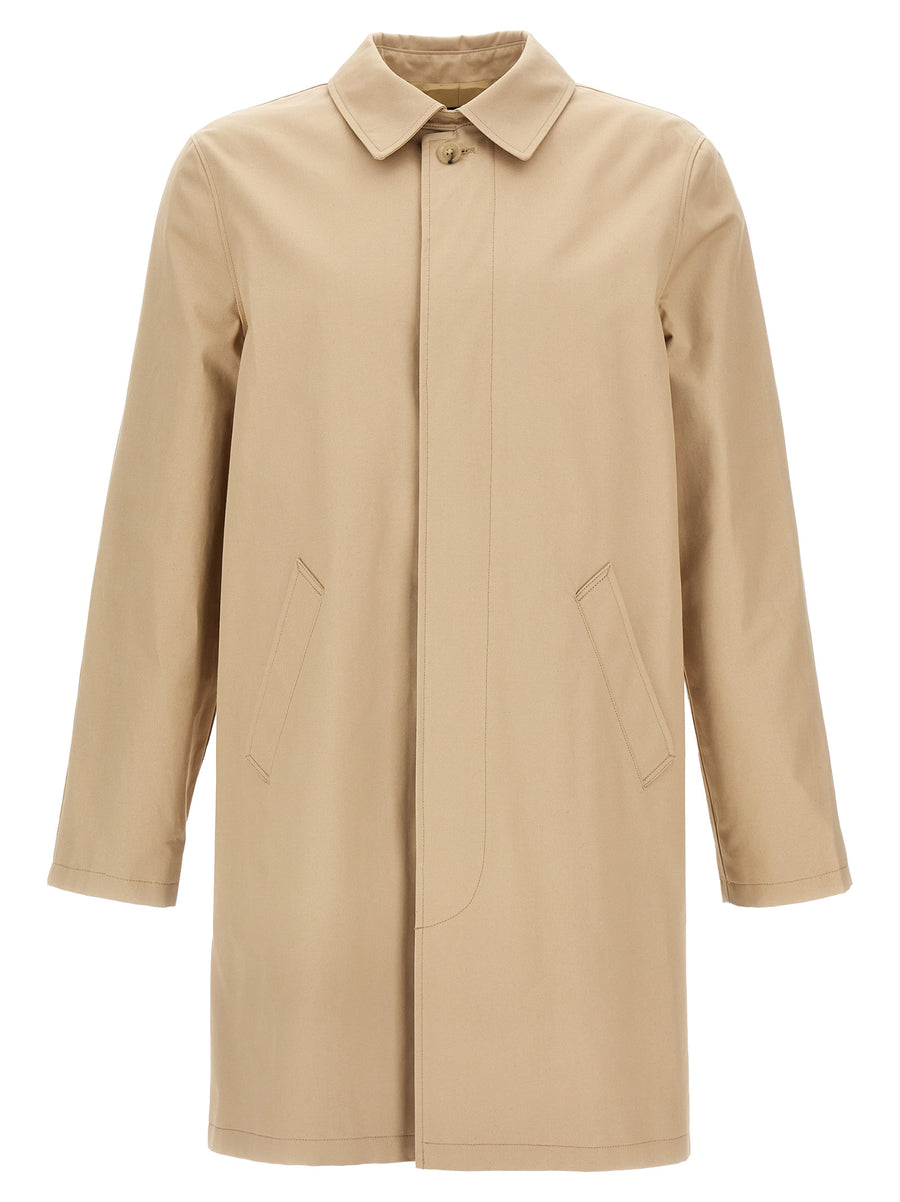A.P.C. Beige Cotton Coat