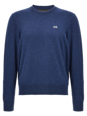 Dsquared² Blauer Baumwollcardigan