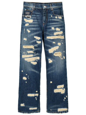 Marc Jacobs Blaue Jeans aus Baumwolle im geraden Schnitt