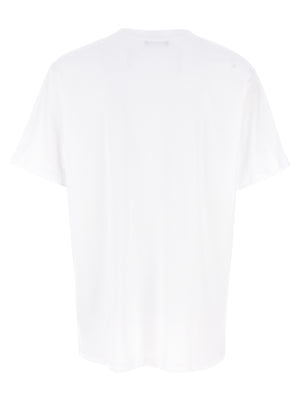 Balmain Zweifarbiges Bio-Baumwoll-T-Shirt