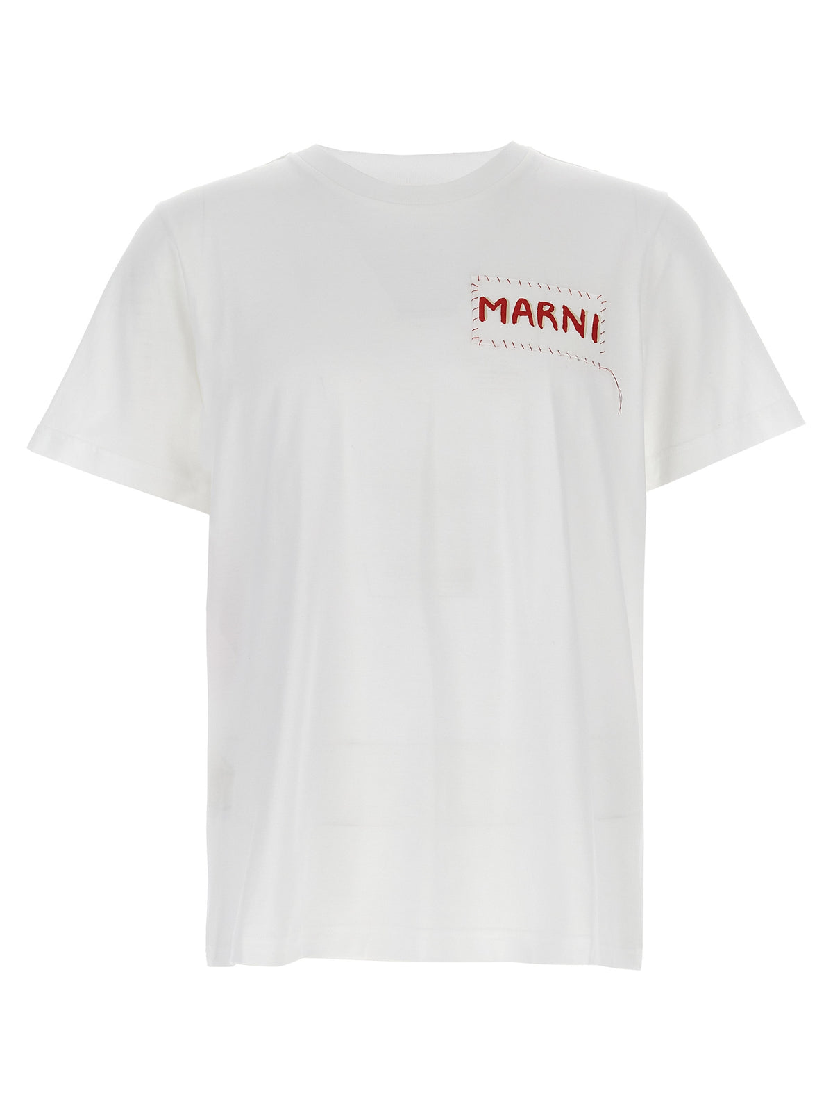 Marni Weißes Baumwoll-T-Shirt