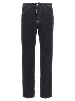 Dsquared² Blaue Baumwoll-Freizeithose