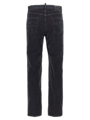 Dsquared² Blaue Baumwoll-Freizeithose