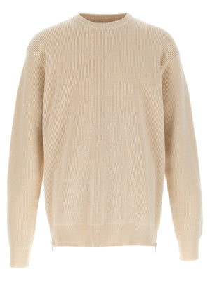 Jil Sander Beige Cotton Cardigan
