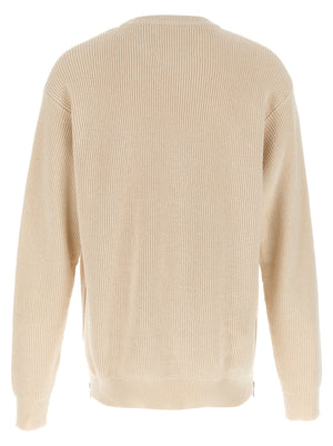 Jil Sander Beige Cotton Cardigan