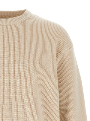 Jil Sander Beige Cotton Cardigan