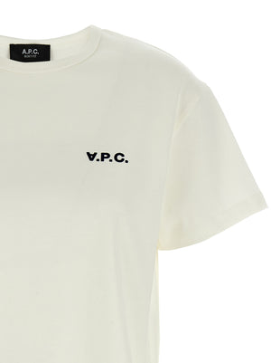 A.P.C. Weißes Baumwoll-T-Shirt