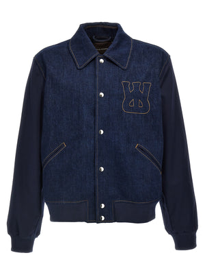 WALES BONNER Blaue Jeansjacke aus Baumwolle