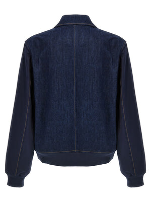 WALES BONNER Blaue Jeansjacke aus Baumwolle