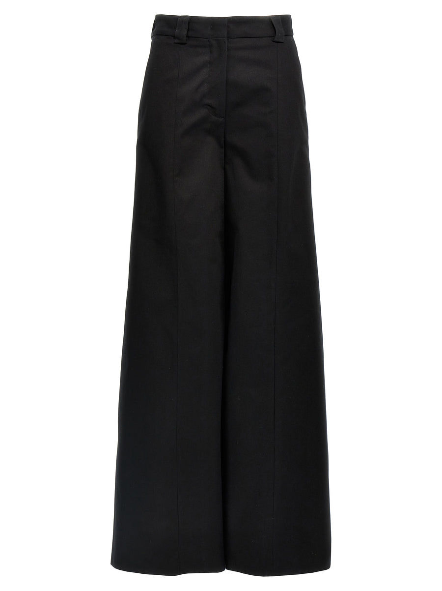 THELATEST Schwarze Baumwoll-Freizeithose