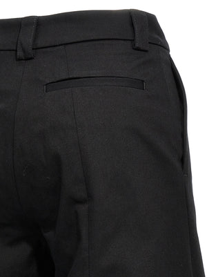 THELATEST Schwarze Baumwoll-Freizeithose