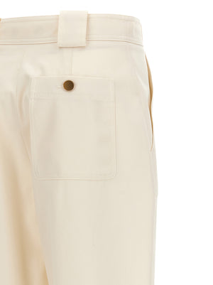 Max Mara Weiße Baumwollhose im Casual-Look