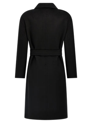 Max Mara Schwarzer Kaschmir-Mantel