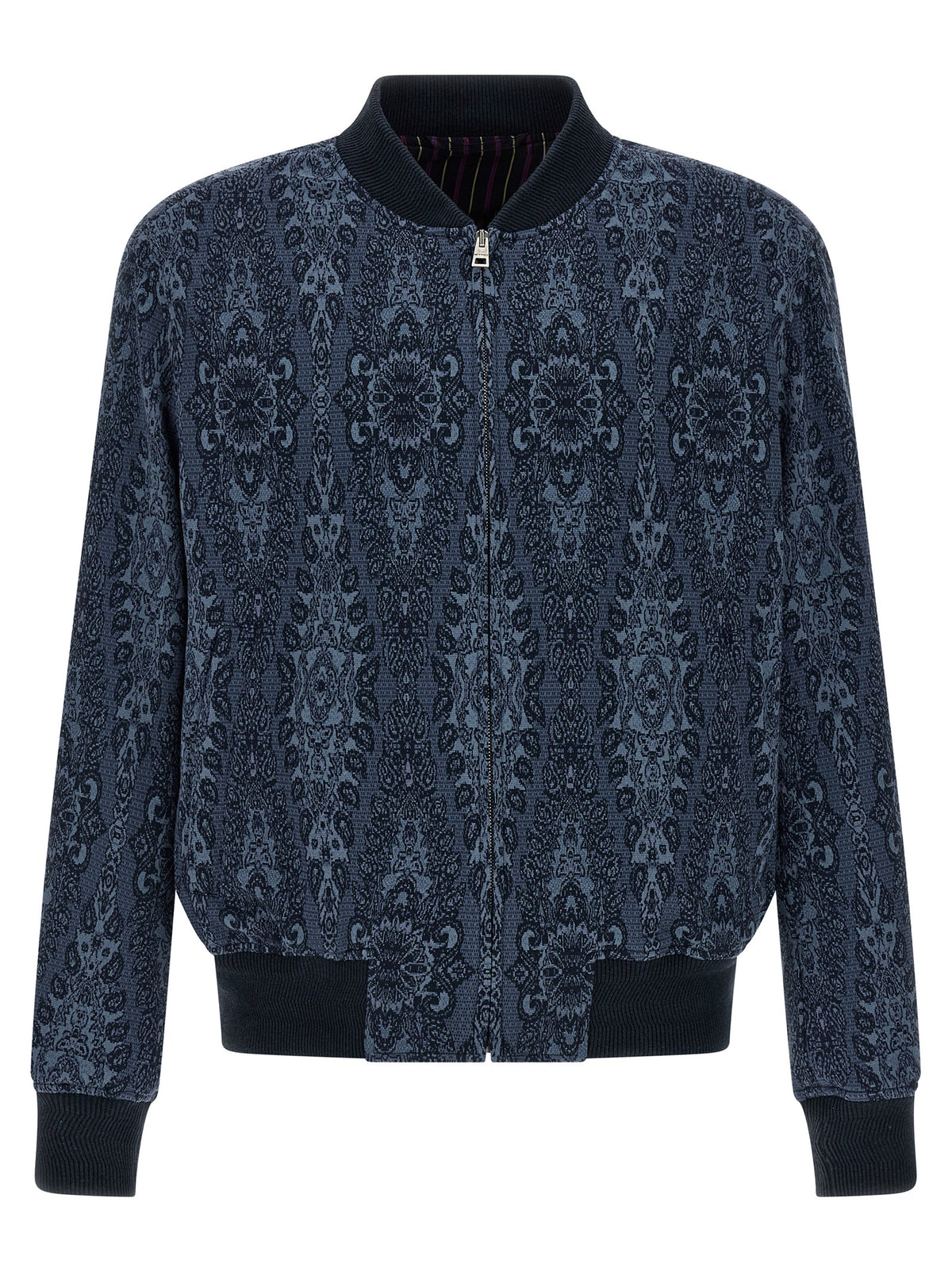 Etro Blauer Baumwoll-Bomber