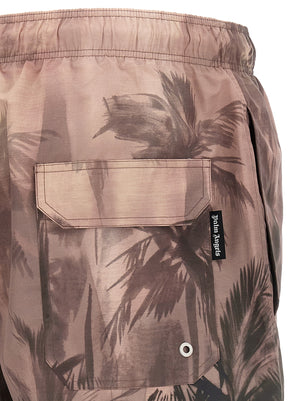 Palm Angels Mehrfarbige Polyester-Badeshorts