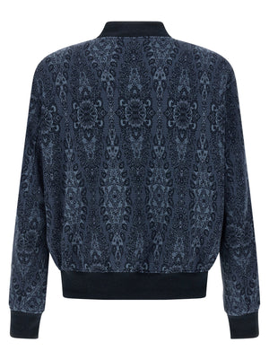 Etro Blauer Baumwoll-Bomber