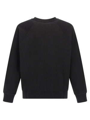 Maison Kitsuné Schwarzer Baumwoll-Sweatshirt