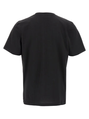 Saint Laurent Schwarzes Baumwoll-T-Shirt