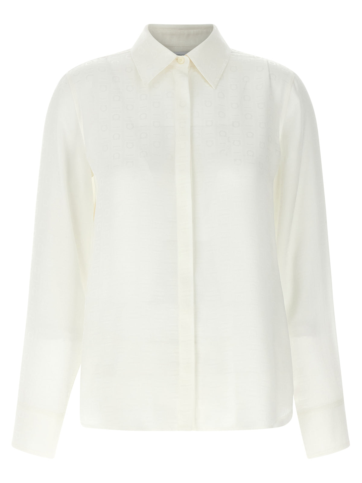 Ferragamo Seidenbluse in Weiß