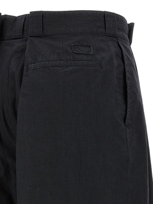 Maison Margiela Schwarze Baumwoll-Freizeithose