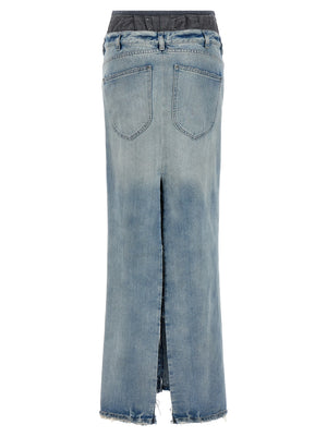Maison Margiela Mehrfarbiger Minirock aus Baumwolle