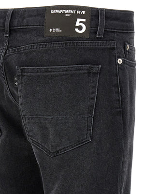 Department 5 Schwarze Baumwolljeans Denim