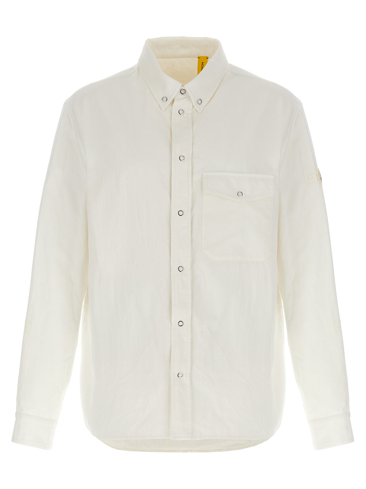 MONCLER GENIUS Weiße Polyamid-Bluse