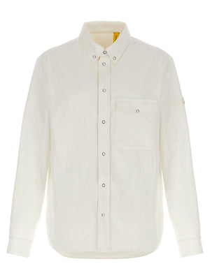 MONCLER GENIUS Weiße Polyamid-Bluse