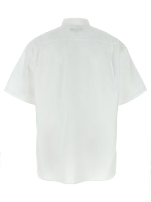 Comme Des Garçons Weiße Baumwollbluse