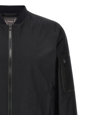 Herno Schwarzer Bomber aus Polyester