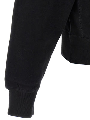 Saint Laurent Schwarzer Baumwoll-Sweatshirt