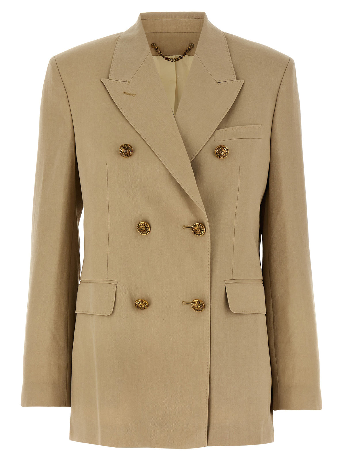 Golden Goose Mantel aus reiner Schurwolle in Beige