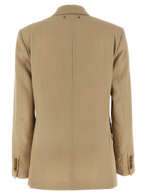 Golden Goose Mantel aus reiner Schurwolle in Beige